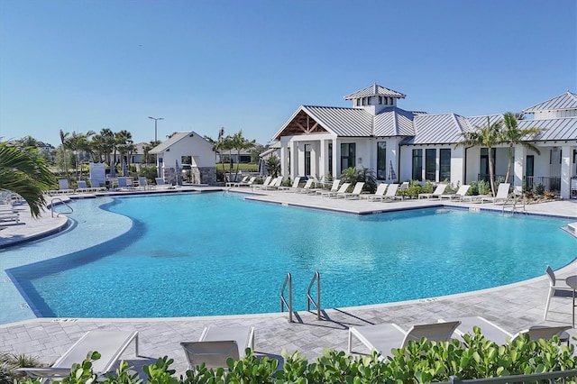 17823 Cherished Loop, Bradenton, FL 34211 - community pool featuring a patio area