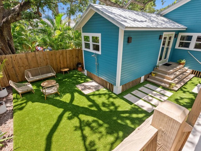 1732 6th St, Sarasota, FL 34236 - view of outbuilding with french doors