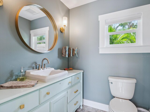 1732 6th St, Sarasota, FL 34236 - bathroom with toilet and vanity