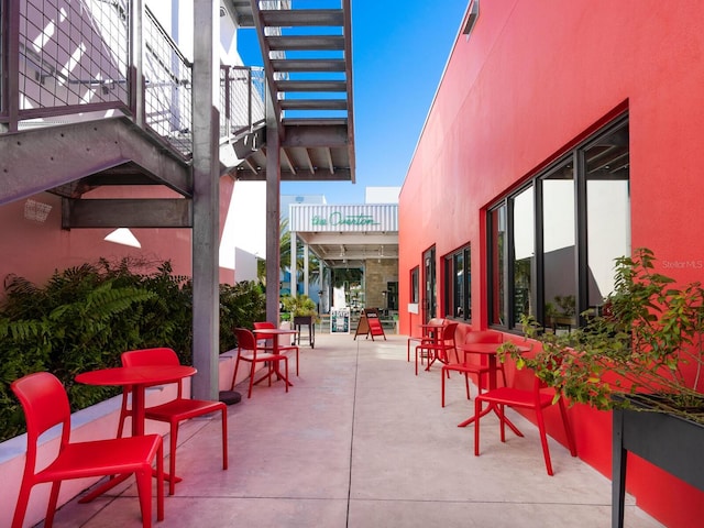 1732 6th St, Sarasota, FL 34236 - view of patio / terrace with stairs