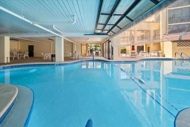 8750 Midnight Pass Rd Unit 501, Sarasota, FL 34242 - view of indoor community pool