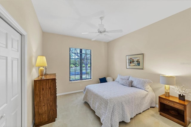 5179 Cantabria Crst, Sarasota, FL 34238 - bedroom with carpet flooring and a ceiling fan