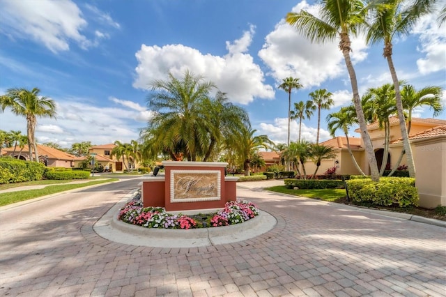 5179 Cantabria Crst, Sarasota, FL 34238 - community / neighborhood sign featuring curved driveway and a residential view