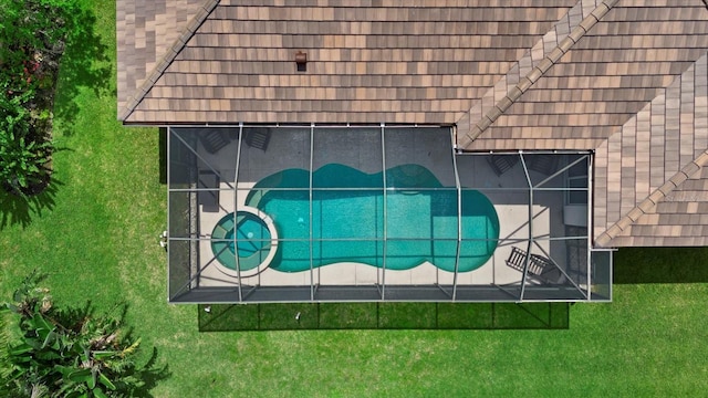 11508 30th Cv E, Parrish, FL 34219 - drone / aerial view of a pool