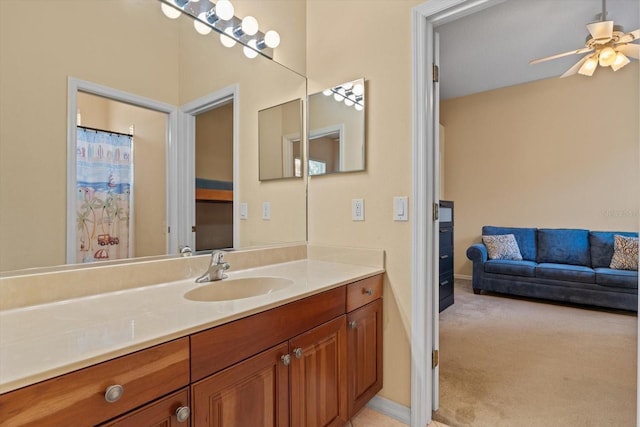 11508 30th Cv E, Parrish, FL 34219 - full bath featuring vanity and ceiling fan