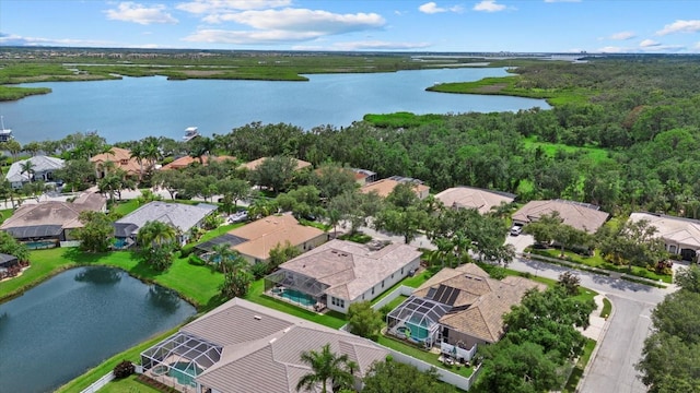 11508 30th Cv E, Parrish, FL 34219 - aerial perspective of suburban area featuring a large body of water