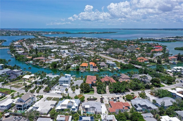 444 S Polk Dr, Sarasota, FL 34236 - aerial view of residential area with a nearby body of water