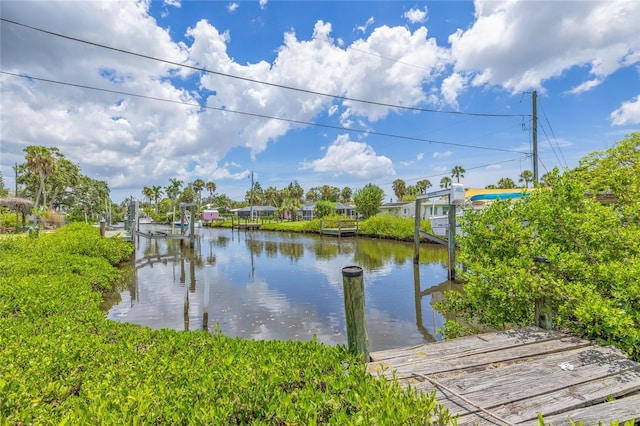 336 Highland Shores Dr, Ellenton, FL 34222 - water view featuring a dock