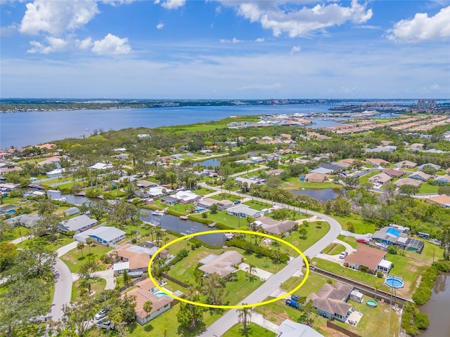 336 Highland Shores Dr, Ellenton, FL 34222 - aerial view of residential area with a nearby body of water