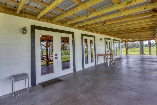 39700 State Road 70 E, Myakka City, FL 34251 - view of patio featuring french doors