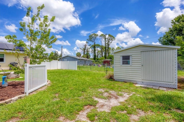 1778 N Salford Blvd, North Port, FL 34286 - view of yard with a storage unit