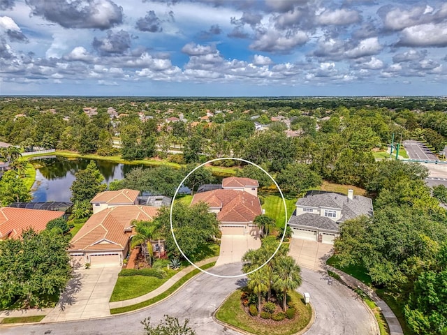 6610 Rosy Barb Ct, Lakewood Ranch, FL 34202 - aerial view of residential area with a nearby body of water