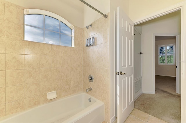 6610 Rosy Barb Ct, Lakewood Ranch, FL 34202 - full bathroom with  shower combination and tile patterned floors
