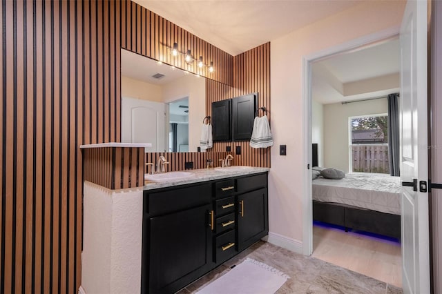 3524 Brownwood Ter, North Port, FL 34286 - ensuite bathroom featuring double vanity