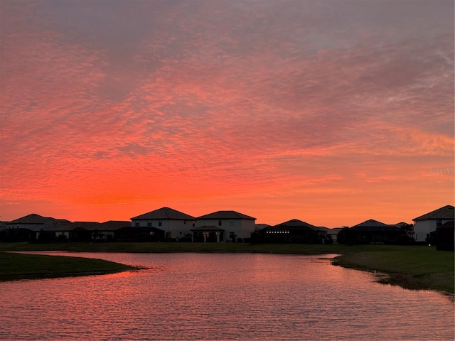 16087 Sunny Day Dr, Bradenton, FL 34211 - water view with nearby suburban area