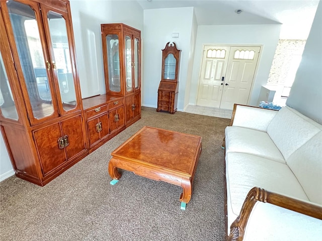 19358 Edgewater Dr, Port Charlotte, FL 33948 - living area with carpet floors and baseboards