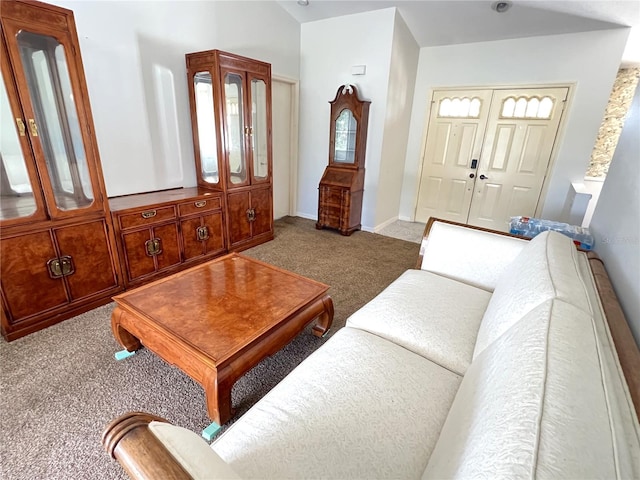 19358 Edgewater Dr, Port Charlotte, FL 33948 - carpeted living area featuring baseboards