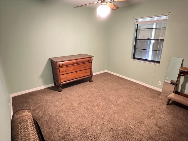 19358 Edgewater Dr, Port Charlotte, FL 33948 - bedroom with carpet floors and a ceiling fan