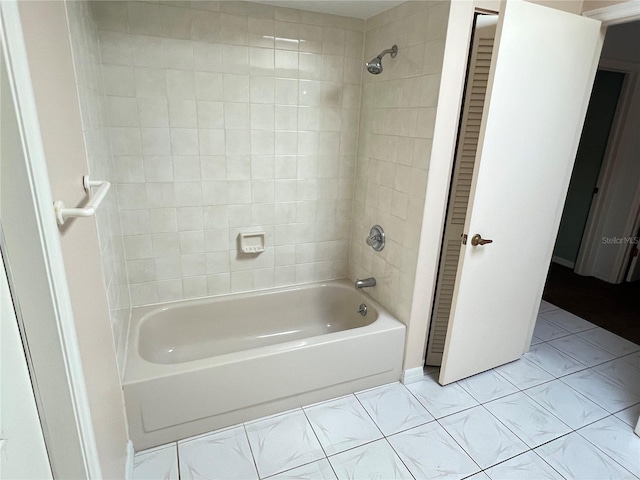 19358 Edgewater Dr, Port Charlotte, FL 33948 - full bathroom featuring shower / bathtub combination and tile patterned floors