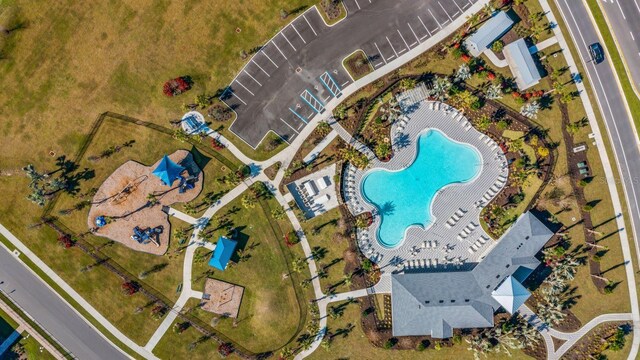 12039 Lansing Gln, Parrish, FL 34219 - aerial overview of property's location with a pool area