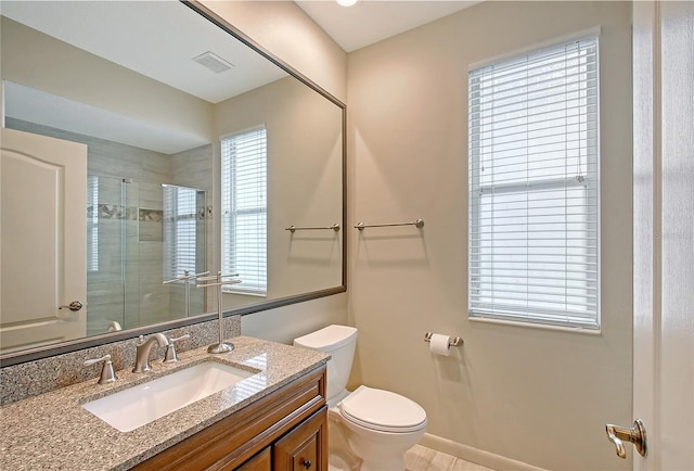 5080 Timber Chase Way, Sarasota, FL 34238 - bathroom with vanity and a shower with door