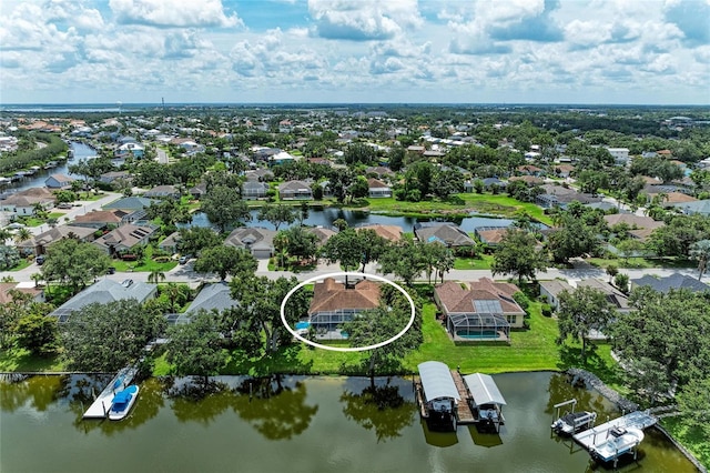 220 39th St NE, Bradenton, FL 34208 - aerial perspective of suburban area featuring a large body of water