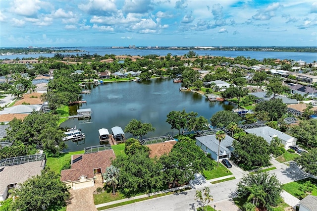 220 39th St NE, Bradenton, FL 34208 - aerial perspective of suburban area with a nearby body of water