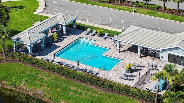 1030 Tidewater Shores Loop Unit 307, Bradenton, FL 34208 - community pool with a gazebo and a patio