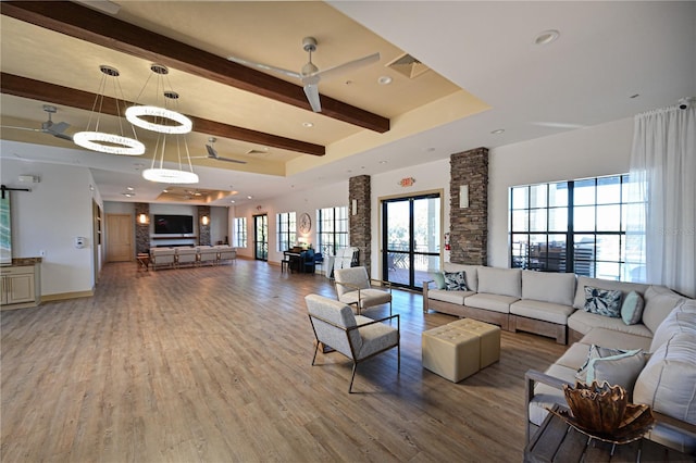 1030 Tidewater Shores Loop Unit 307, Bradenton, FL 34208 - lobby featuring beam ceiling and recessed lighting
