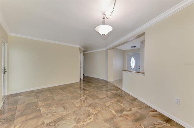 5124 Palm Aire Dr, Sarasota, FL 34243 - unfurnished room featuring crown molding