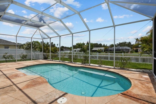 11839 Shrewsbury Ln, Parrish, FL 34219 - view of pool featuring a fenced backyard, a patio area, and a lanai