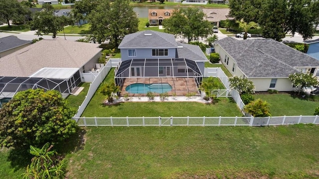 11839 Shrewsbury Ln, Parrish, FL 34219 - aerial view of residential area featuring a pool