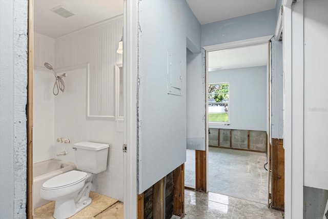2115 9th Ave W Unit 3D, Bradenton, FL 34205 - bathroom featuring shower / tub combination and tile patterned floors