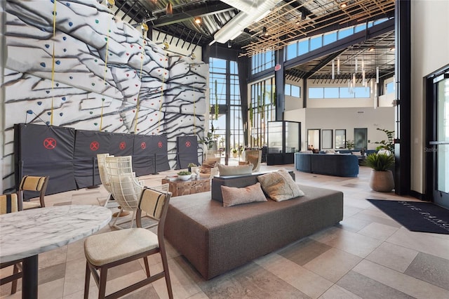 8705 Winter Breeze Way, Sarasota, FL 34241 - community lobby featuring a high ceiling