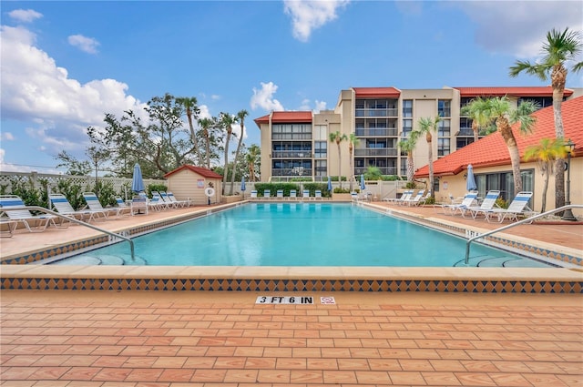 21405 Olean Blvd Unit 224, Port Charlotte, FL 33952 - community pool featuring a patio area