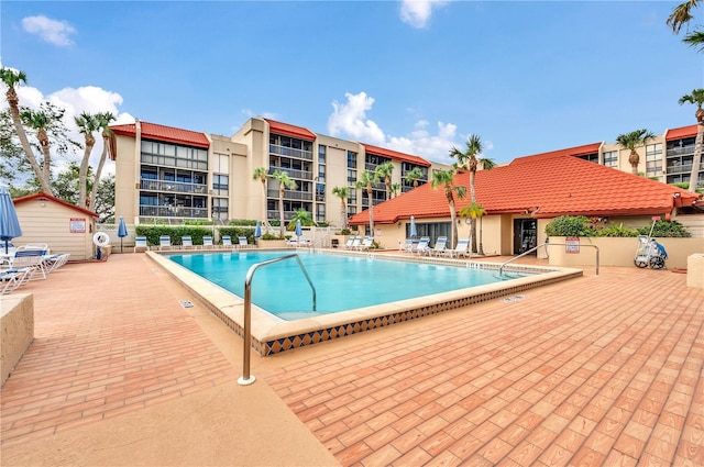 21405 Olean Blvd Unit 224, Port Charlotte, FL 33952 - community pool featuring a patio