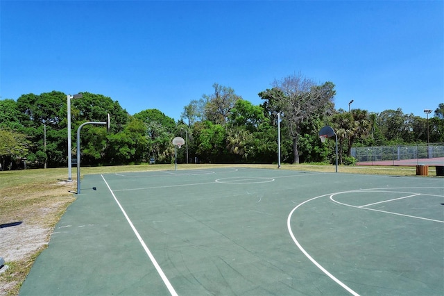 2590 Floyd St, Sarasota, FL 34239 - view of sport court with community basketball court