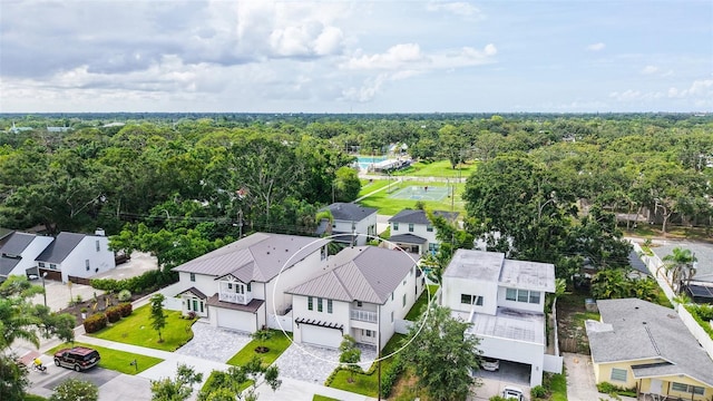 2590 Floyd St, Sarasota, FL 34239 - aerial perspective of suburban area