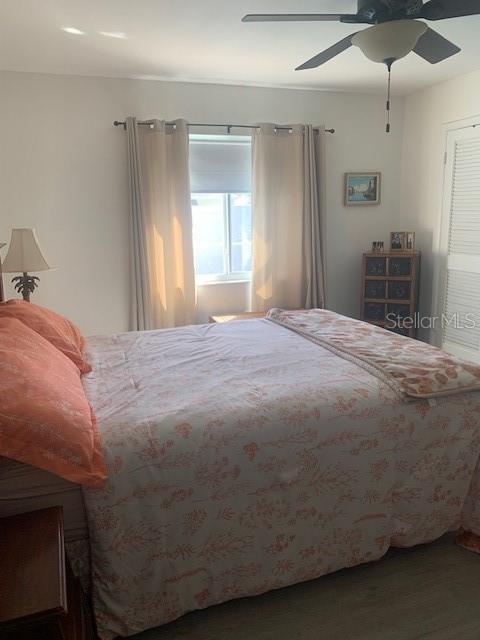 137 Pineneedle Dr Unit 137, Bradenton, FL 34210 - bedroom featuring ceiling fan