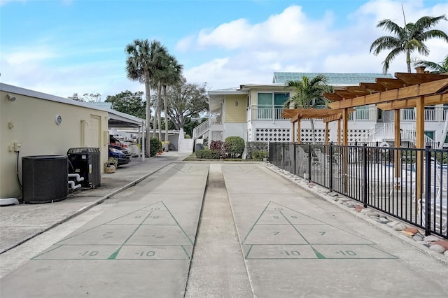 999 Inlet Cir Unit 103, Venice, FL 34285 - view of community with shuffleboard and stairs