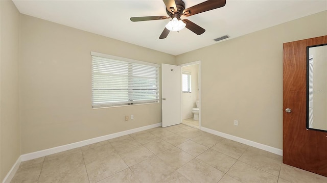 2088 Grove St, Sarasota, FL 34239 - unfurnished room with a ceiling fan and light tile patterned floors