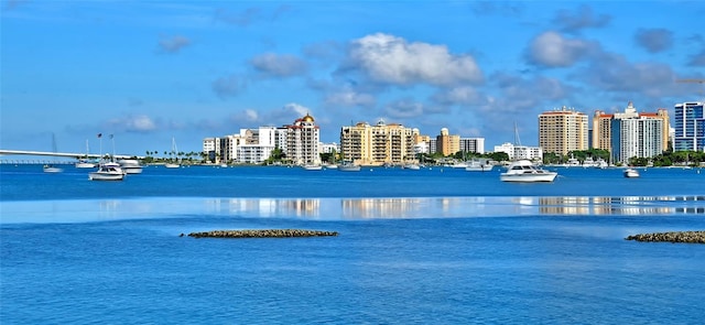 2088 Grove St, Sarasota, FL 34239 - water view featuring nearby urban area