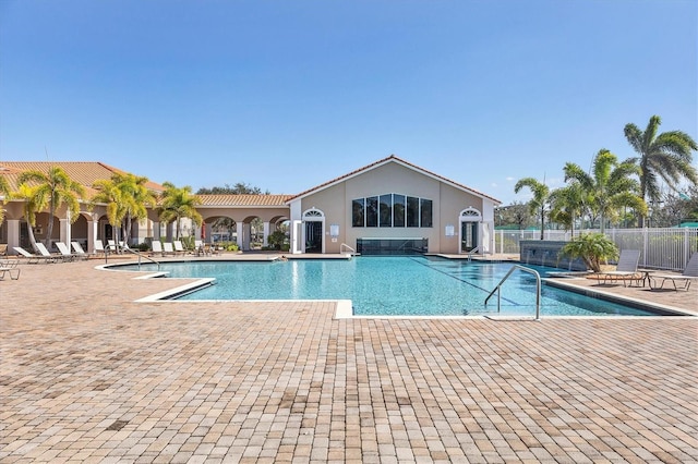6312 41st Ct E, Sarasota, FL 34243 - community pool with a patio area