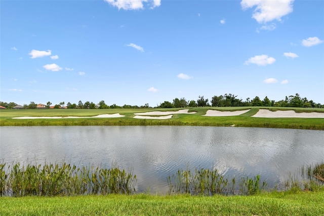 5916 Wake Forest Run Unit 101, Bradenton, FL 34211 - water view with a golf course