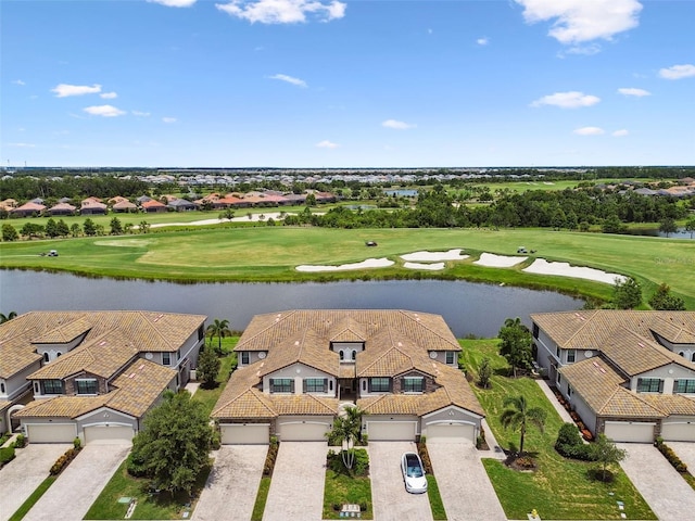 5916 Wake Forest Run Unit 101, Bradenton, FL 34211 - aerial view of residential area featuring a nearby body of water and a golf course