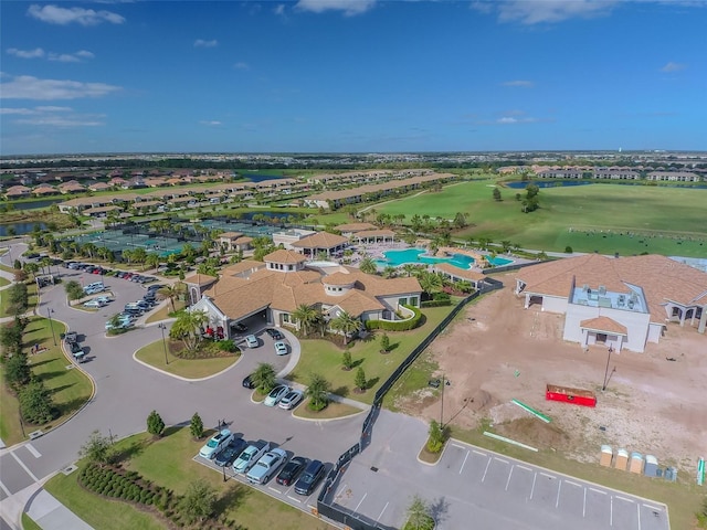 5916 Wake Forest Run Unit 101, Bradenton, FL 34211 - aerial view of a nearby body of water and a local golf course