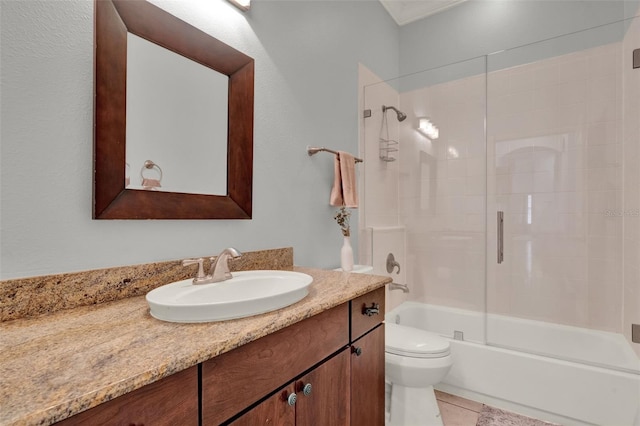 17426 Tailfeather Ct, Clermont, FL 34711 - bathroom featuring vanity, bathing tub / shower combination, and tile patterned floors