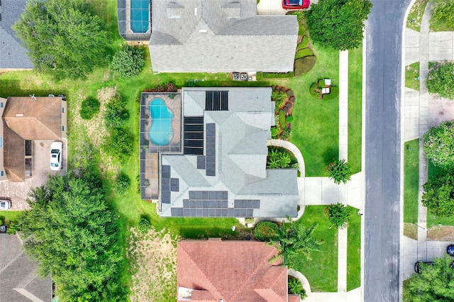 17426 Tailfeather Ct, Clermont, FL 34711 - bird's eye view of a pool area