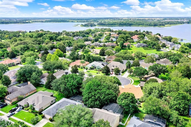 17426 Tailfeather Ct, Clermont, FL 34711 - aerial perspective of suburban area featuring a nearby body of water