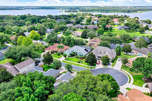 17426 Tailfeather Ct, Clermont, FL 34711 - aerial view of residential area with a nearby body of water